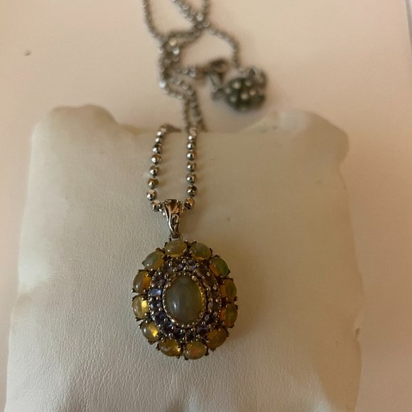 Bronze Milor Italy Cluster Pendant on 18" Chain - Picture 1 of 3
